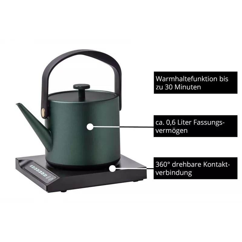 Unold 18217 BLITZKOCHER Jade elektriskā tējkanna 0.6 L 800 W Zaļa