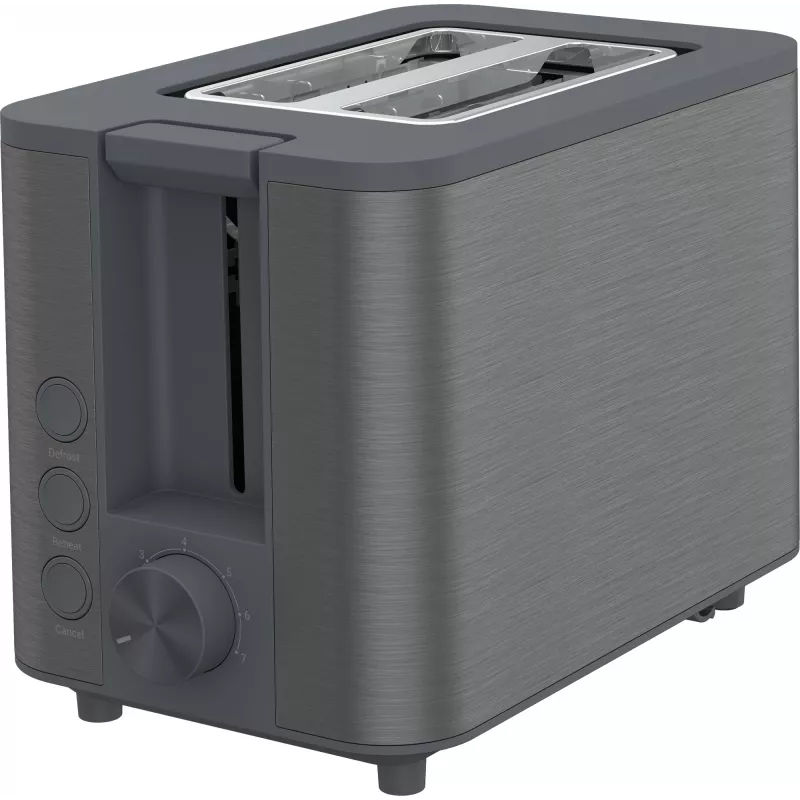 Grundig TA 7340 Inox 2 slotu tosteris 950 W pelēks