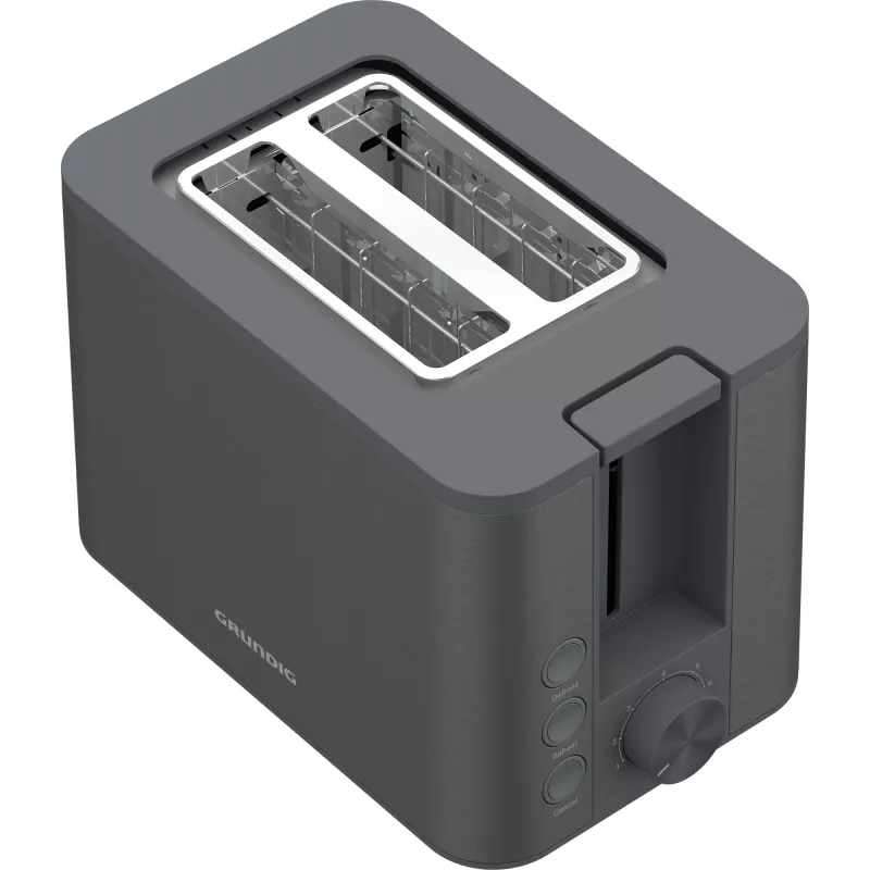Grundig TA 7340 Inox 2 slotu tosteris 950 W pelēks