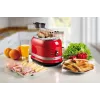 Ariete 149 Toaster ar knaiblēm 2 maizes šķēlēm - Automātiska izmešana - Atkausēšana - 6 grauzdēšanas pakāpes - 800 W - Modern Line - Sarkans