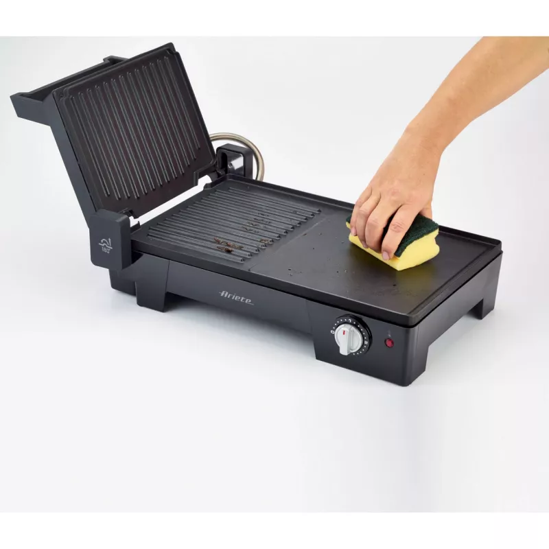 Ariete 1916 MultiGrill 3 in 1 kontaktgrils, BBQ, regulējama temperatūra, 2400 W, melns