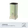 Ariete 2878 Vintage Piena Putotājs – Karstā un aukstā piena putotājs – Kapučīno, šokolāde, liofilizēti dzērieni – 500 W – Zaļš