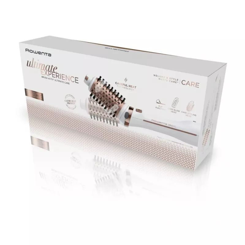 Rowenta Brush Activ Ultimate Care CF9720 karstā gaisa suka, vara/balta, 2 m