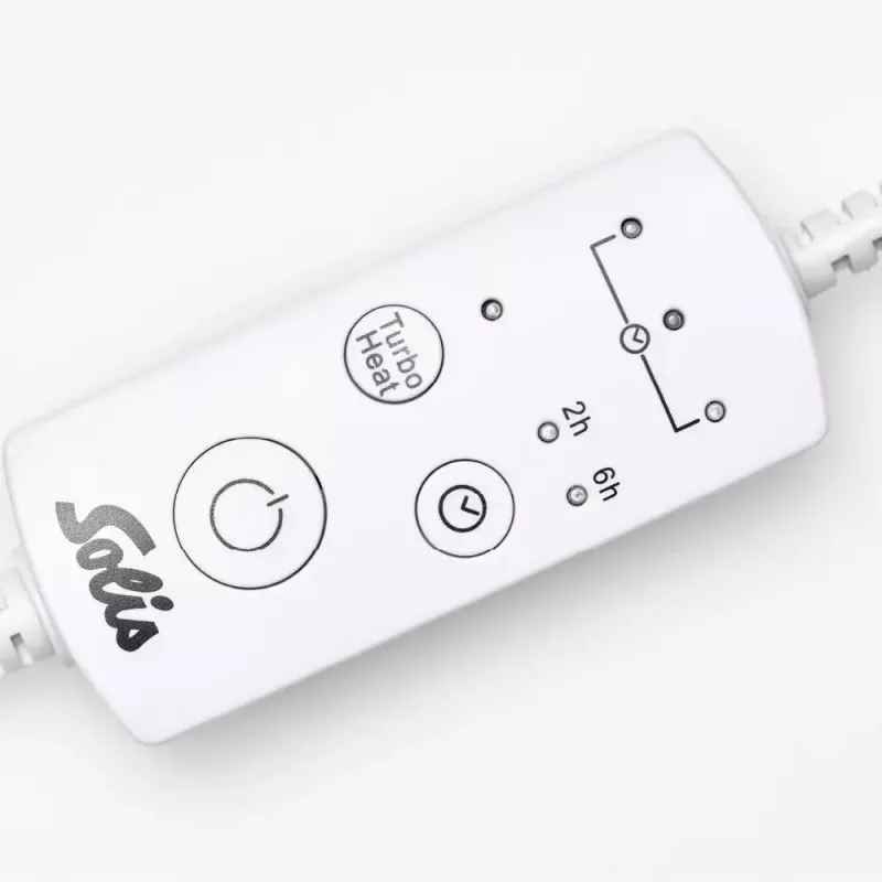 Solis Turbo Heat 90642 šķīvju sildītājs, sarkans/pelēks