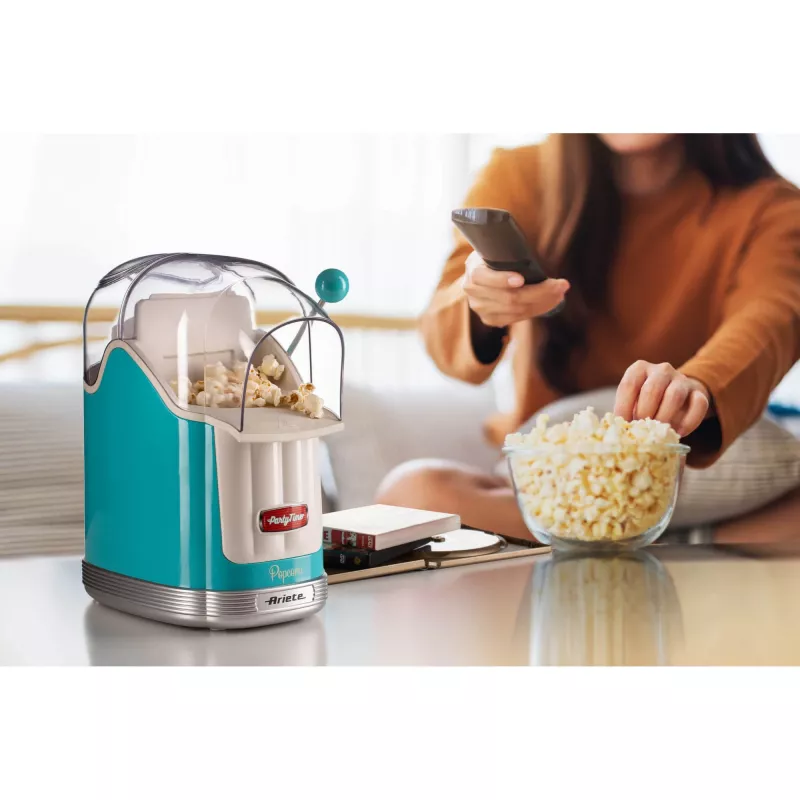 Ariete 2958/01 popkorna aparāts zils, balts 3 min 1100 W