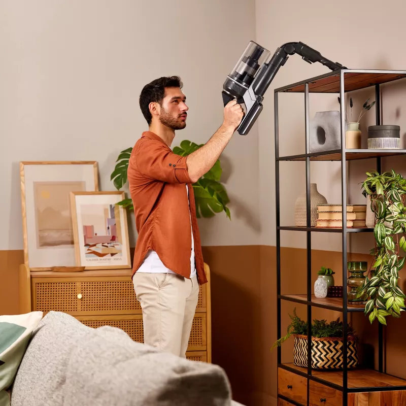 Samsung VS20C85G4PB 2-in-1 stieņa putekļsūcējs, bezvadu, sauss, bez maisa, 550 W, zils