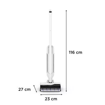 Rowenta X-Clean 10 2-in-1 putekļsūcējs Slapjš/Sauss Bezmaiss 200 W Sudrabs, Balts
