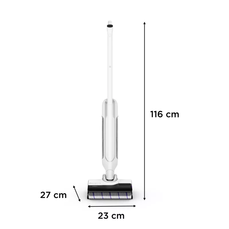 Rowenta X-Clean 10 2-in-1 putekļsūcējs Slapjš/Sauss Bezmaiss 200 W Sudrabs, Balts
