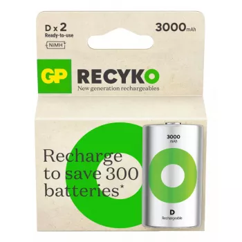 GP Batteries ReCyko Pro RECYKO D NiMH 63.5g uzlādējams akumulators