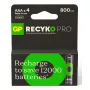 GP Batteries ReCyko Pro GPRCP80AAA174C4 AAA NiMH uzlādējama baterija 14g