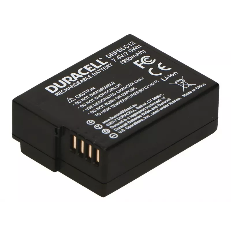 Akumulators kamerai Duracell DRPBLC12 Panasonic DMW-BLC12 nomaiņa