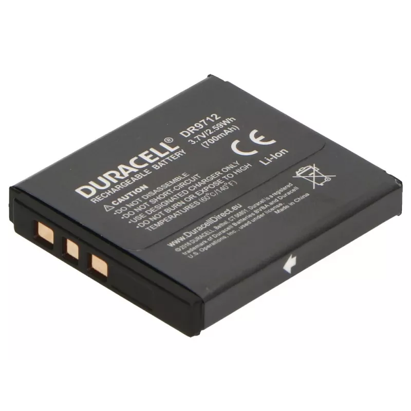 Duracell kameras akumulators DR9712 – aizstāj Kodak KLIC-7001