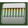 Varta Eco Charger Multi USB lādētājs — NiMH AA/AAA, līdz 8 baterijām (2100 mAh, 1 h), pelēks