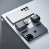 Strāvas adapteris Intenso W65ACC ar USB-C un USB-A portiem, melns
