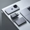 Strāvas adapteris Intenso W65ACC ar USB-C un USB-A portiem, melns