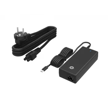 Conceptronic OZUL03BE 100W GaN darbvirsmas USB PD lādētājs, universāls, iekštelpām, 100-240 V, 50-60 Hz, 100 W, 5-20 V