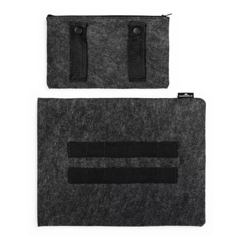 Sleeve maciņš Durable Effect 33 cm 13 collu Antracīts 1 priekšējā kabata vienkrāsains