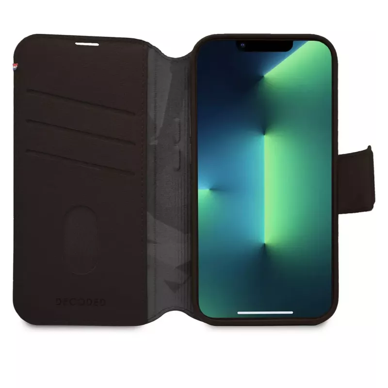 Maciņš Decoded iPhone 14 Plus Brūns 6,7 collas 3 karšu kabatiņas