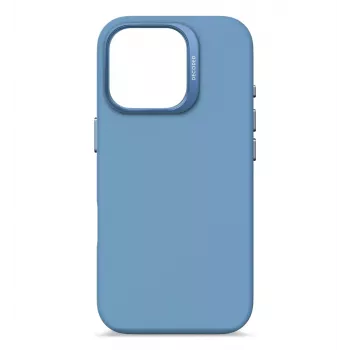 Decoded Silicone Case Cover Blue iPhone 16 Pro 6.3 collu