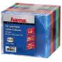 Hama CD Slim Box 25 gab. krāsainie, 1 disks Daudzkrāsains