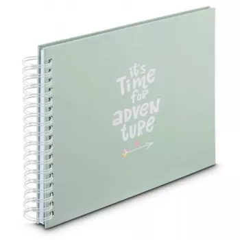 Hama Good Things Green fotoalbums 100 lapām 10x15 cm spirāles iesējums