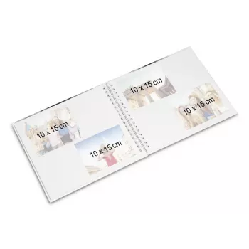 Hama Lovely fotoalbums Zils 100 lapas 10 x 15 cm spirālē