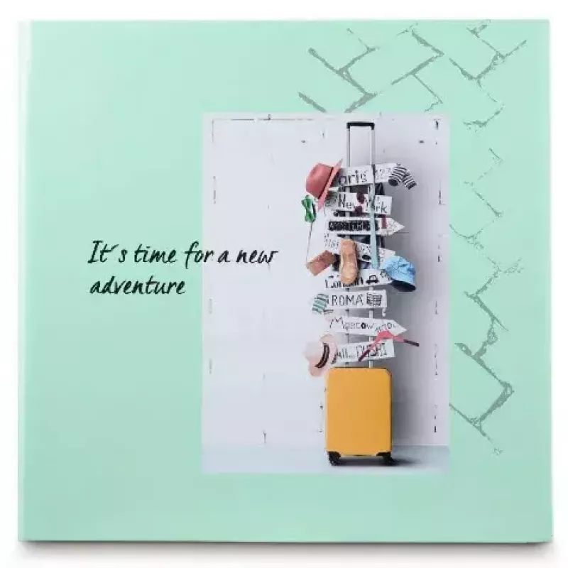 Hama Journey fotoalbums piparmētru krāsā 200 lapas 10x15