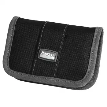 Hama Multi Card Case Mini maciņš atmiņas kartēm, neilons, melns