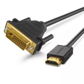 Ugreen 30116 DVI-HDMI adaptera kabelis 1 m melns