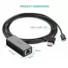 Tīkla karte Ugreen 30985 Ethernet vadu USB interfeiss