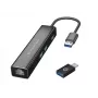 Conceptronic DONN07BA USB 3.2 Gen 1 (3.1 Gen 1) Type-A Melns