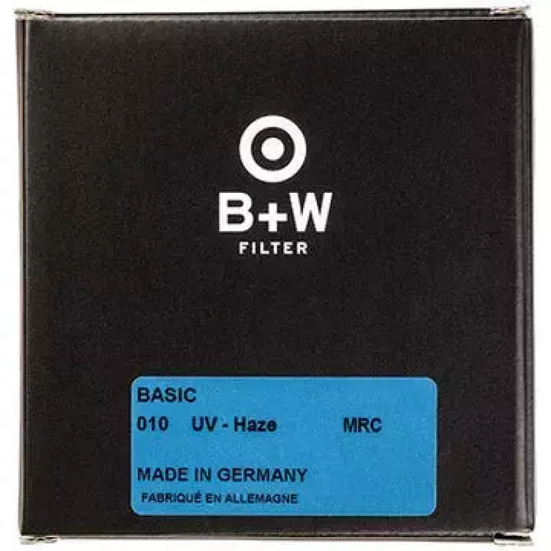 B+W BASIC 010 UV filtrs 8,2 cm Melns