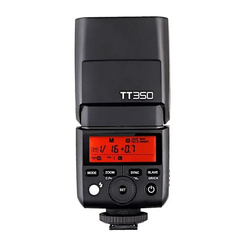Godox TT350O zibspuldze Olympus/Micro Four Thirds kamerām, melna