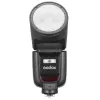 Godox V1Pro TTL Li-ion apaļgalvas zibspuldze Fuji 1,5 s pārlādēšanās laiks