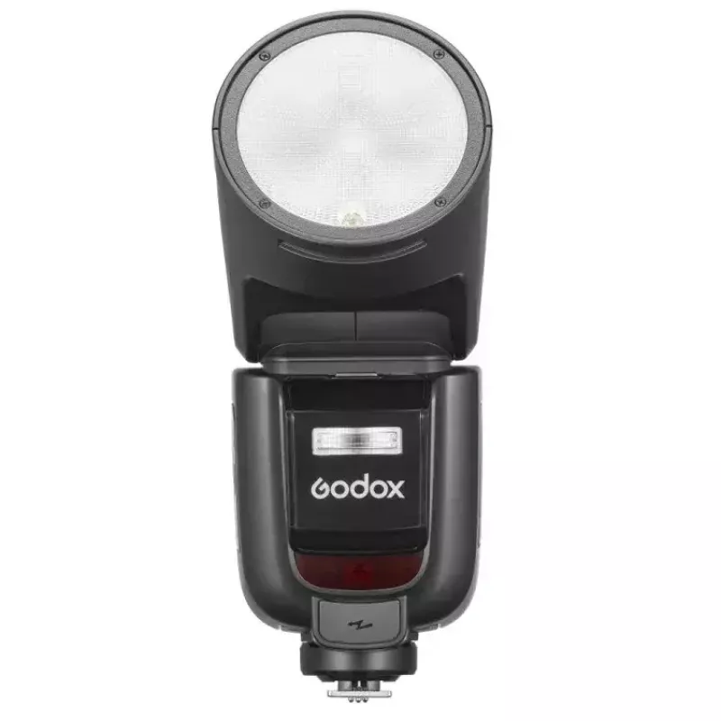 Godox V1Pro TTL Li-ion apaļgalvas zibspuldze Fuji 1,5 s pārlādēšanās laiks