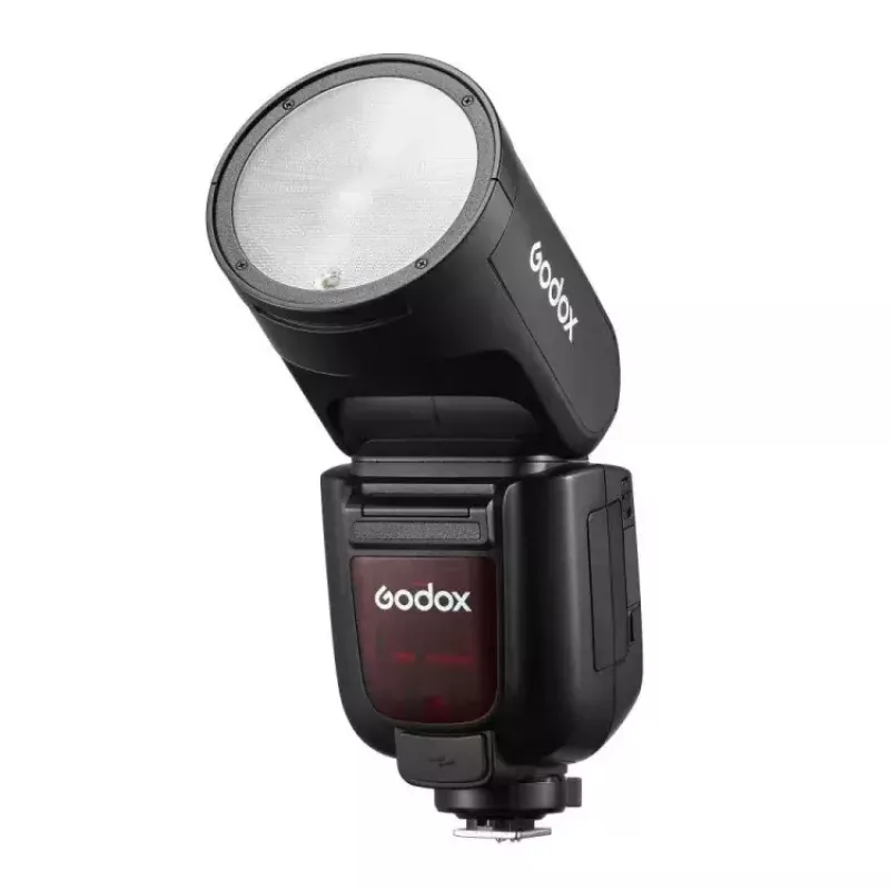 Godox V1Pro TTL Li-ion apaļgalvas zibspuldze Fuji 1,5 s pārlādēšanās laiks
