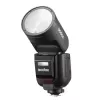 Godox V1Pro TTL Li-ion apaļgalvas zibspuldze Fuji 1,5 s pārlādēšanās laiks