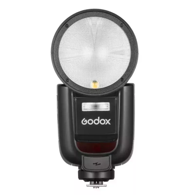 Godox V1Pro TTL Li-ion apaļgalvas zibspuldze Fuji 1,5 s pārlādēšanās laiks