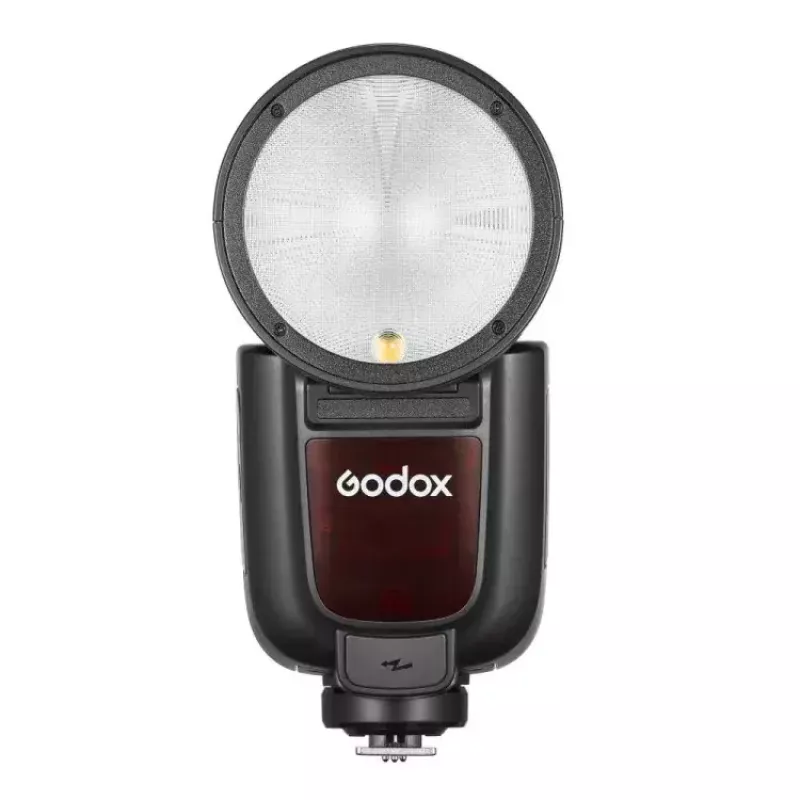 Godox V1Pro TTL Li-ion apaļgalvas zibspuldze Fuji 1,5 s pārlādēšanās laiks
