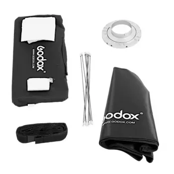 Softbox Godox SB-FW140 Melns Nylons ar Difuzoriem un Režģi