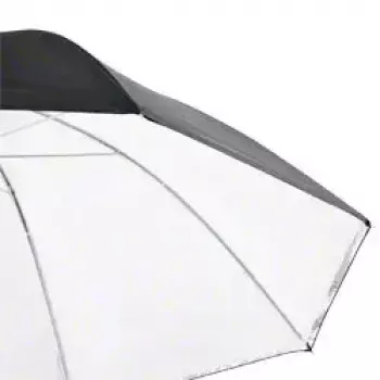 Lietussargs Walimex 17655 Melns Balts Diametrs 109 cm Svars 395 g