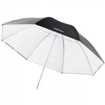 Lietussargs Walimex 17655 Melns Balts Diametrs 109 cm Svars 395 g
