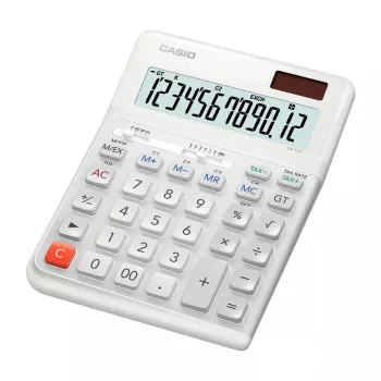 Galda kalkulators Casio DE-12E-WE 12 cipari balts