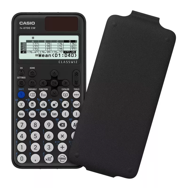 Zinātniskais kalkulators Casio ClassWiz FX-87DE CW kabatas 12 cipari melns
