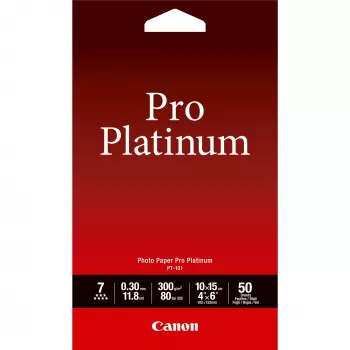 Canon PT-101 Pro Platinum fotopapīrs 4x6 inch - 50 loksnes