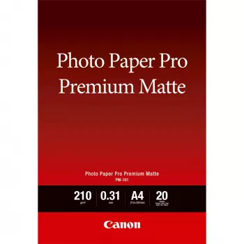 Canon PM-101 Premium Matte Fotopapīrs A4 - 20 loksnes