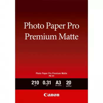 Canon PM-101 Premium Matte Photo Paper A3 - 20 loksnes