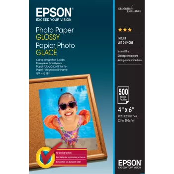 Epson foto papīrs Glossy 10x15cm 500 loksnes
