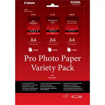 Canon PVP-201 Pro fotopapīru sortiments A4 - 15 loksnes