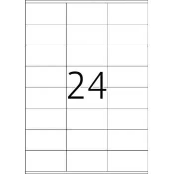 Pašlīmējošas printera uzlīmes HERMA Labels Premium A4 70x36 mm